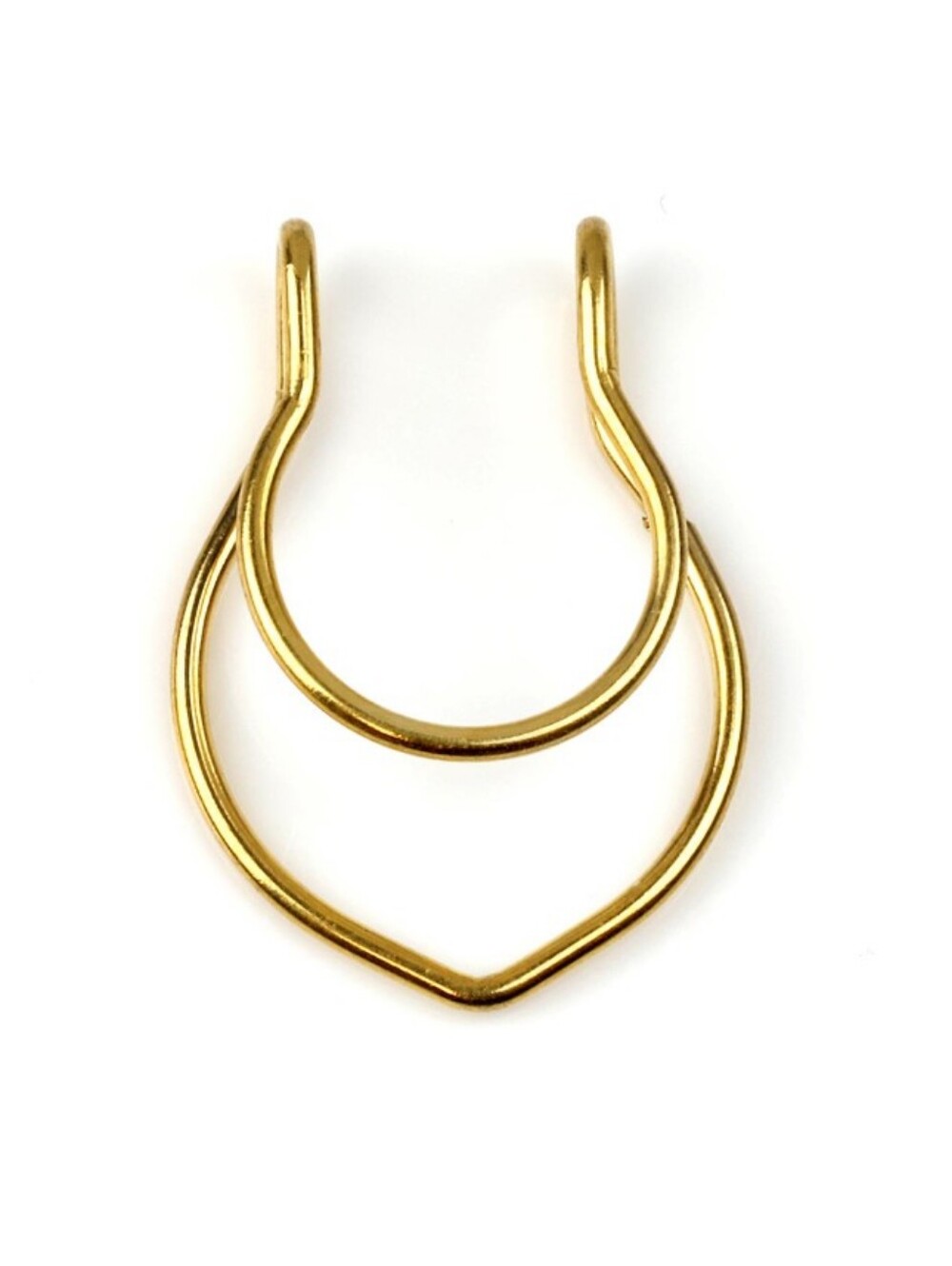 Fake septum nose ring